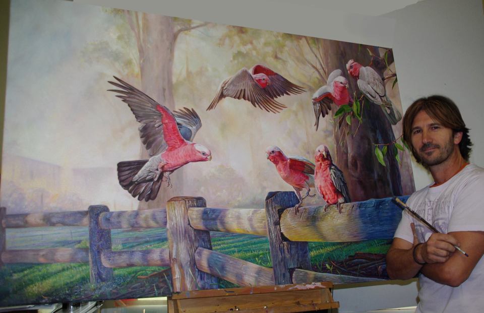 Garry galah painting